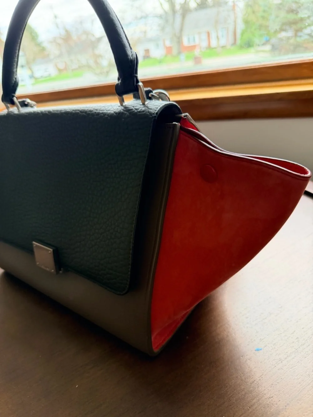 Celine Leather Shoulder Bags Trapeze Bag - Picture 2 of 6